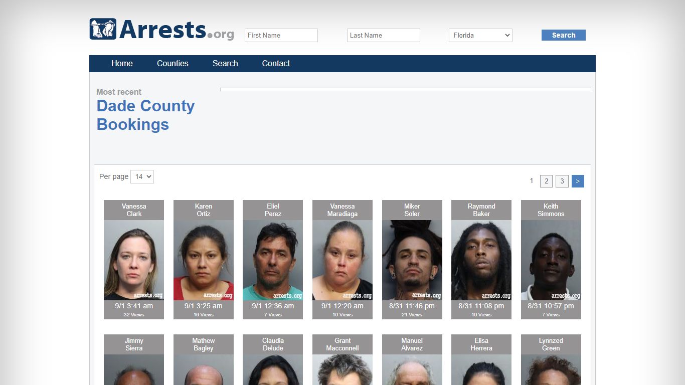 Dade County Arrests and Inmate Search